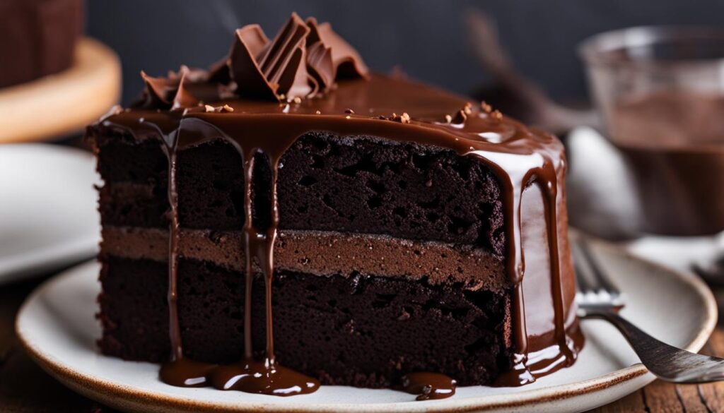 resep chocolate cake vegan